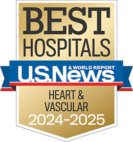 2024 U.S. News Badge - BJH Ranked in Cardiology and Heart Surgery